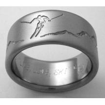 Titanium Wedding Ring by Exotica Jewelry