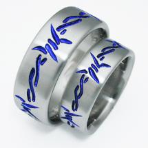 Titanium Wedding Ring by Exotica Jewelry