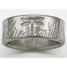 Titanium Wedding Ring by Exotica Jewelry