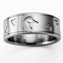 Titanium Wedding Ring by Exotica Jewelry