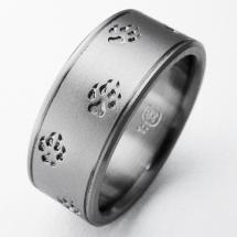 Titanium Wedding Ring by Exotica Jewelry