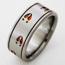 Titanium Wedding Ring by Exotica Jewelry