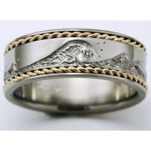 Titanium Wedding Ring by Exotica Jewelry