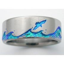 Titanium Wedding Ring by Exotica Jewelry