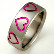 Titanium Wedding Ring by Exotica Jewelry