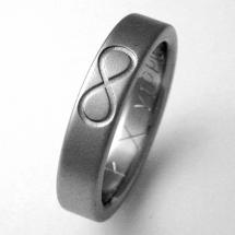 Titanium Wedding Ring by Exotica Jewelry