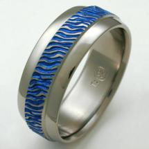 Titanium Wedding Ring by Exotica Jewelry