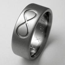 Titanium Wedding Ring by Exotica Jewelry