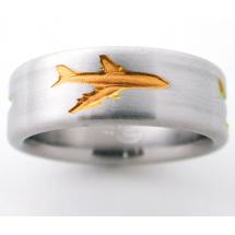 Titanium Wedding Ring by Exotica Jewelry