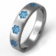 Titanium Wedding Ring by Exotica Jewelry