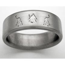 Titanium Wedding Ring by Exotica Jewelry