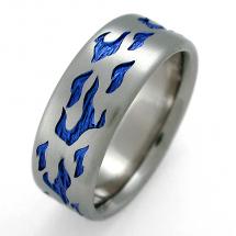 Titanium Wedding Ring by Exotica Jewelry