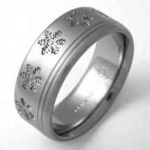 Titanium Wedding Ring by Exotica Jewelry