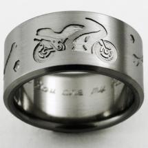 Titanium Wedding Ring by Exotica Jewelry