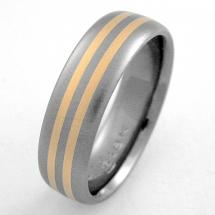 Titanium Wedding Ring by Exotica Jewelry