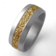 Titanium Wedding Ring by Exotica Jewelry