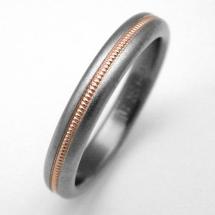 Titanium Wedding Ring by Exotica Jewelry