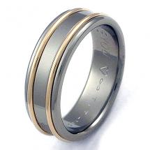 Titanium Wedding Ring by Exotica Jewelry