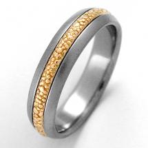 Titanium Wedding Ring by Exotica Jewelry