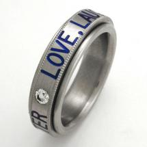 Titanium Wedding Ring by Exotica Jewelry