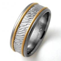 Titanium Wedding Ring by Exotica Jewelry