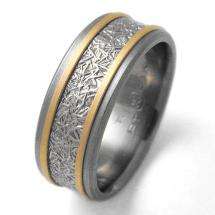 Titanium Wedding Ring by Exotica Jewelry