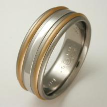 Titanium Wedding Ring by Exotica Jewelry