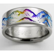 Titanium Wedding Ring by Exotica Jewelry