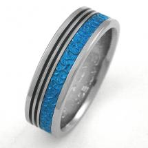 Titanium Wedding Ring by Exotica Jewelry