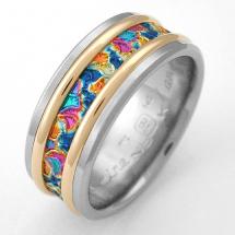 Titanium Wedding Ring by Exotica Jewelry