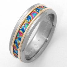 Titanium Wedding Ring by Exotica Jewelry