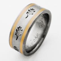 Titanium Wedding Ring by Exotica Jewelry