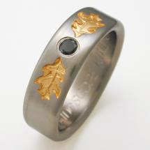 Titanium Wedding Ring by Exotica Jewelry