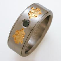 Titanium Wedding Ring by Exotica Jewelry