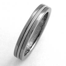 Titanium Wedding Ring by Exotica Jewelry