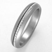 Titanium Wedding Ring by Exotica Jewelry