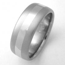 Titanium Wedding Ring by Exotica Jewelry