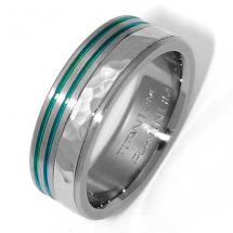 Titanium Wedding Ring by Exotica Jewelry