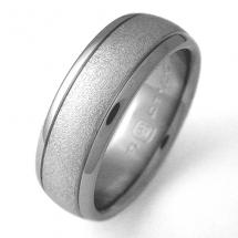 Titanium Wedding Ring by Exotica Jewelry