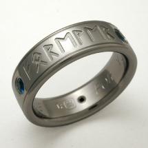 Titanium Wedding Ring by Exotica Jewelry